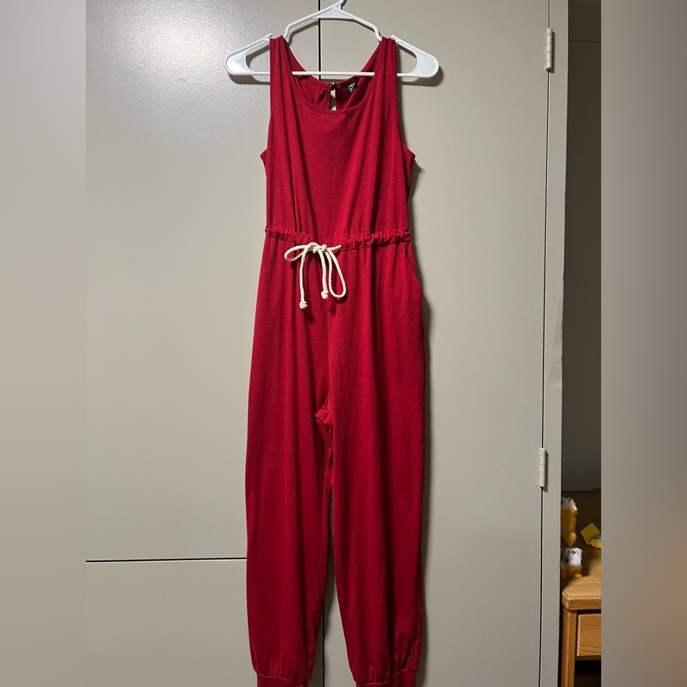 Red romper